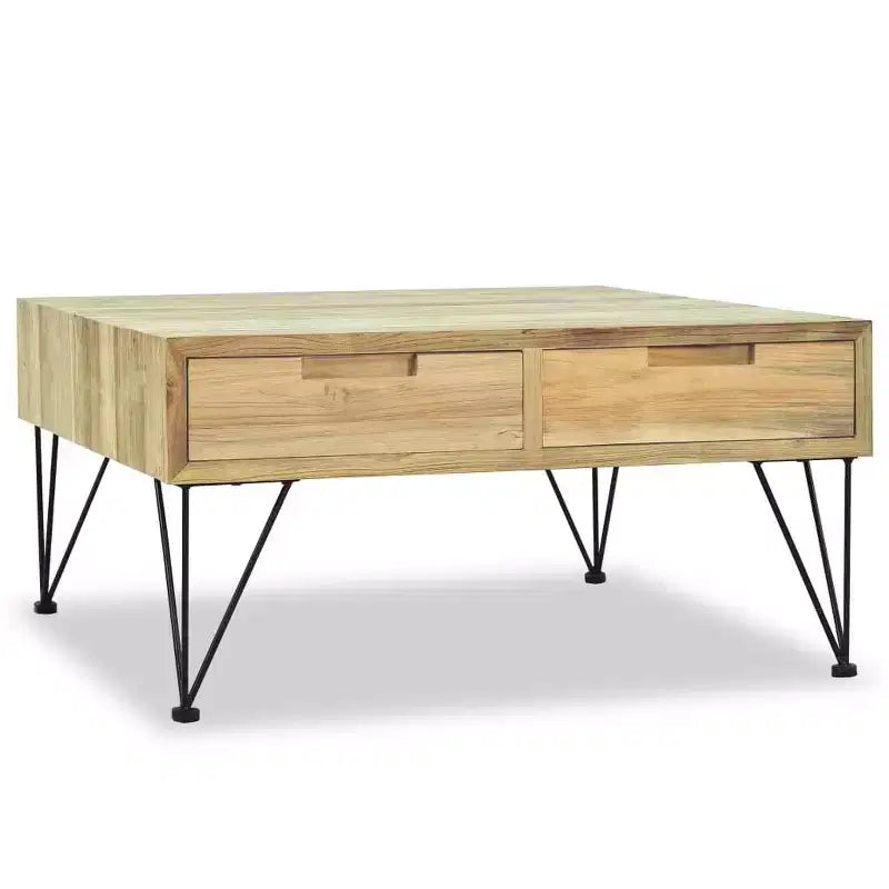 Coffee Table 31.5x31.5x15.7 Solid Teak