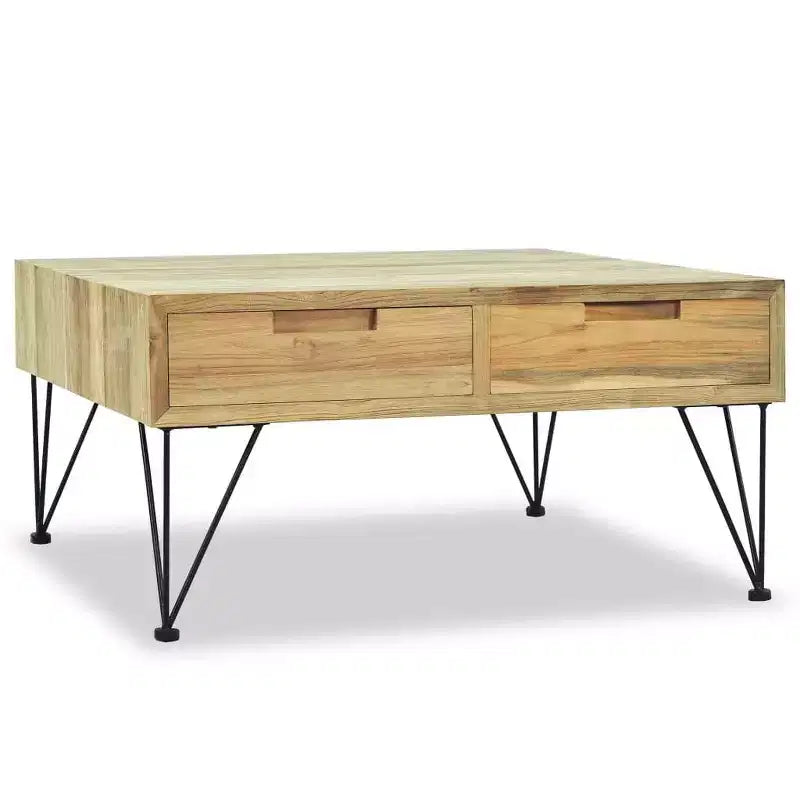 Coffee Table 31.5x31.5x15.7 Solid Teak