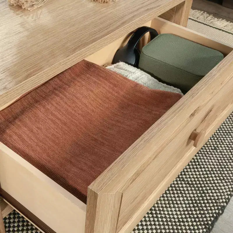 Farmhouse Wood Lift-Top Coffee Table with Hidden Storage