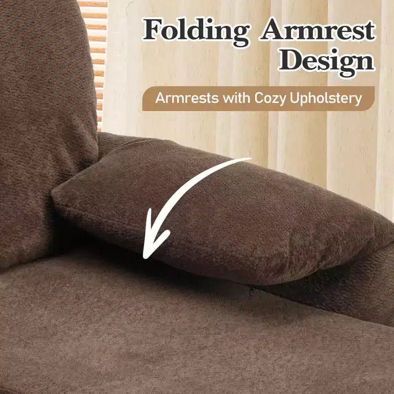 Upholstered Velvet U-Shaped Sectional Sleeper Sofa Corner Sectional Sofa Bed
