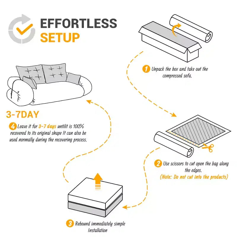 78.7 Multifunctional Foldable Sofa Bed, 3-in-1 Teddy Fabric Foam Filled Sleepder Sofa Bed Black