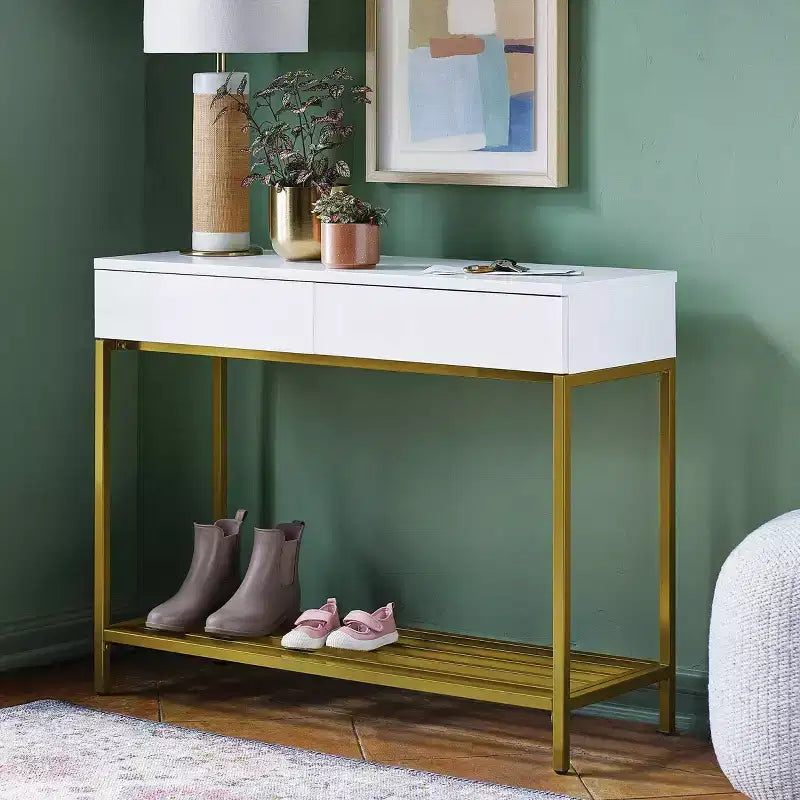 Console Table White