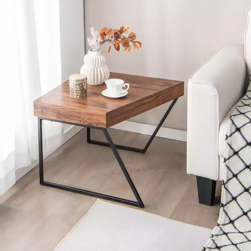 Nesting Table Modern Coffee Table Set of 2 Stacking Side Table for Living Room