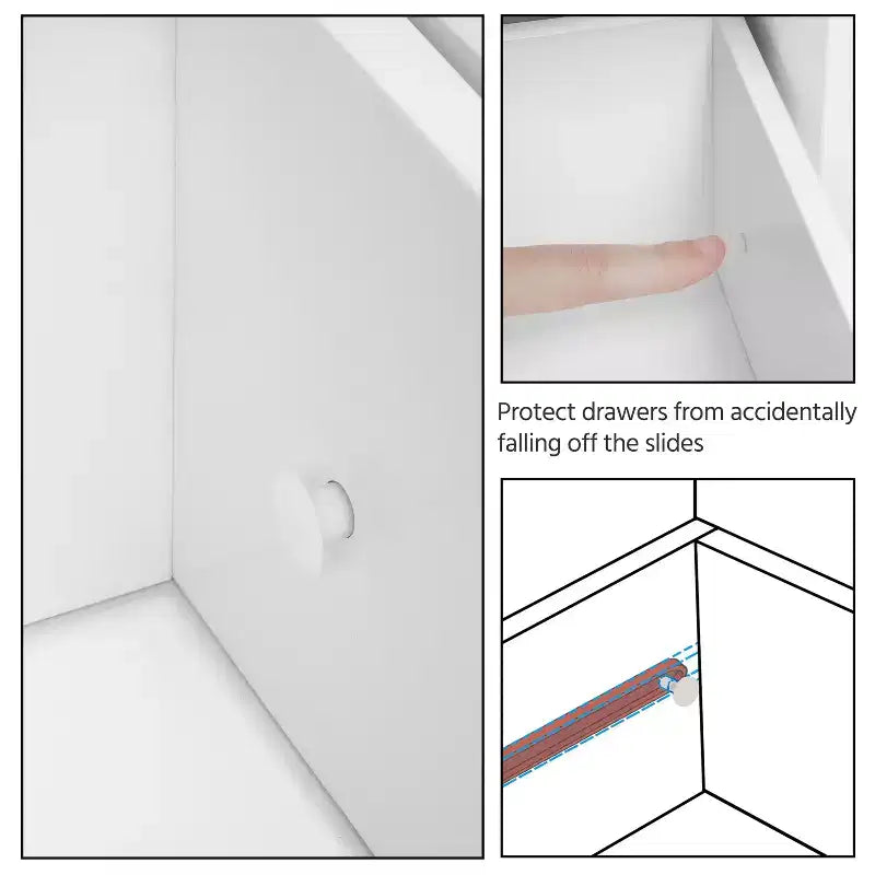 Free-Standing Floor Cabinet for Bathroom for Kitchen, Living Room